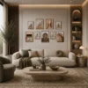 9 Framed Arabic Calligraphy & Cultural Prints