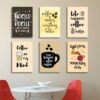 6PCS Coffee Lovers StickyTiles Frames
