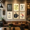 6PCS Coffee Lovers StickyTiles Frames