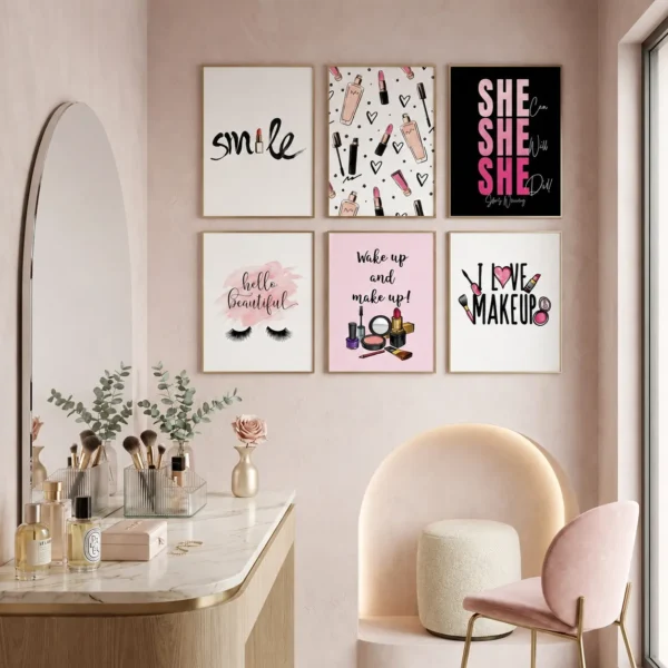 Set of 6 Premium Wall Art Photo Tiles – Modern Home Decor