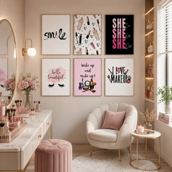 Set of 6 Premium Wall Art Photo Tiles – Modern Home Decor